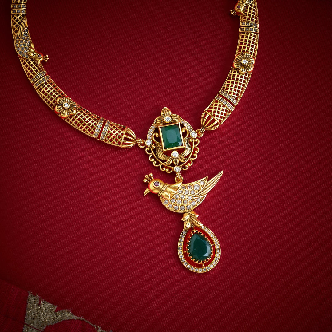 Haar-Parrot Nakshi Kanti Set