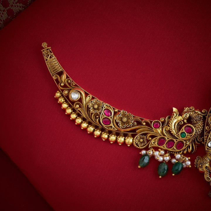 Shubhriya Temple Necklace Set