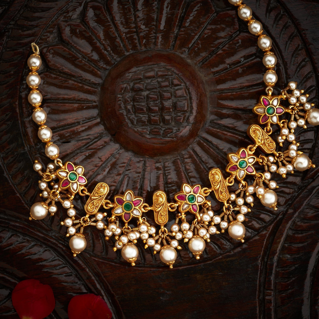Phool-Moti Reversible Kundan Choker