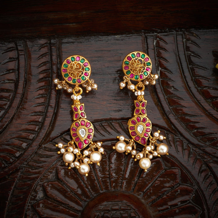 Maanga Reversible Kundan Necklace Set