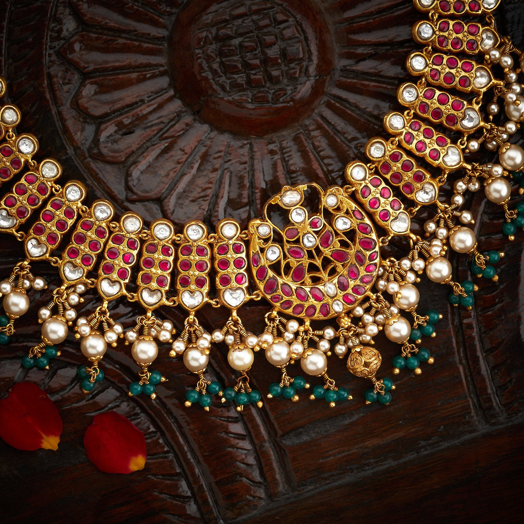 Kundanri Reversible Necklace Set