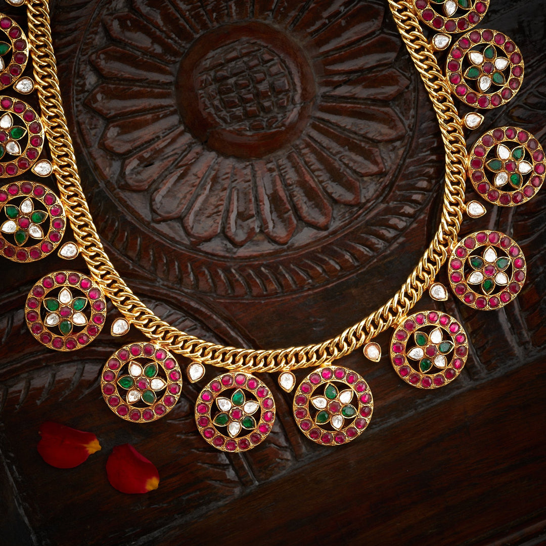 Kundan Chakra Bottu Set