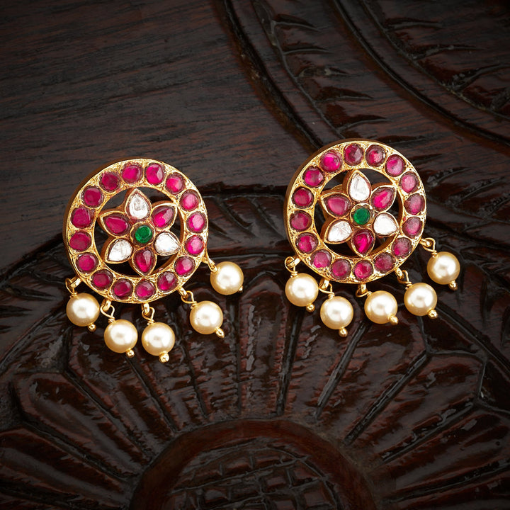 Kundan Chakra Bottu Set