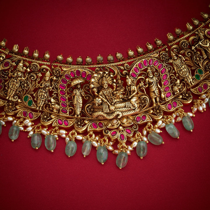 Hrishikesha Temple Necklace Set
