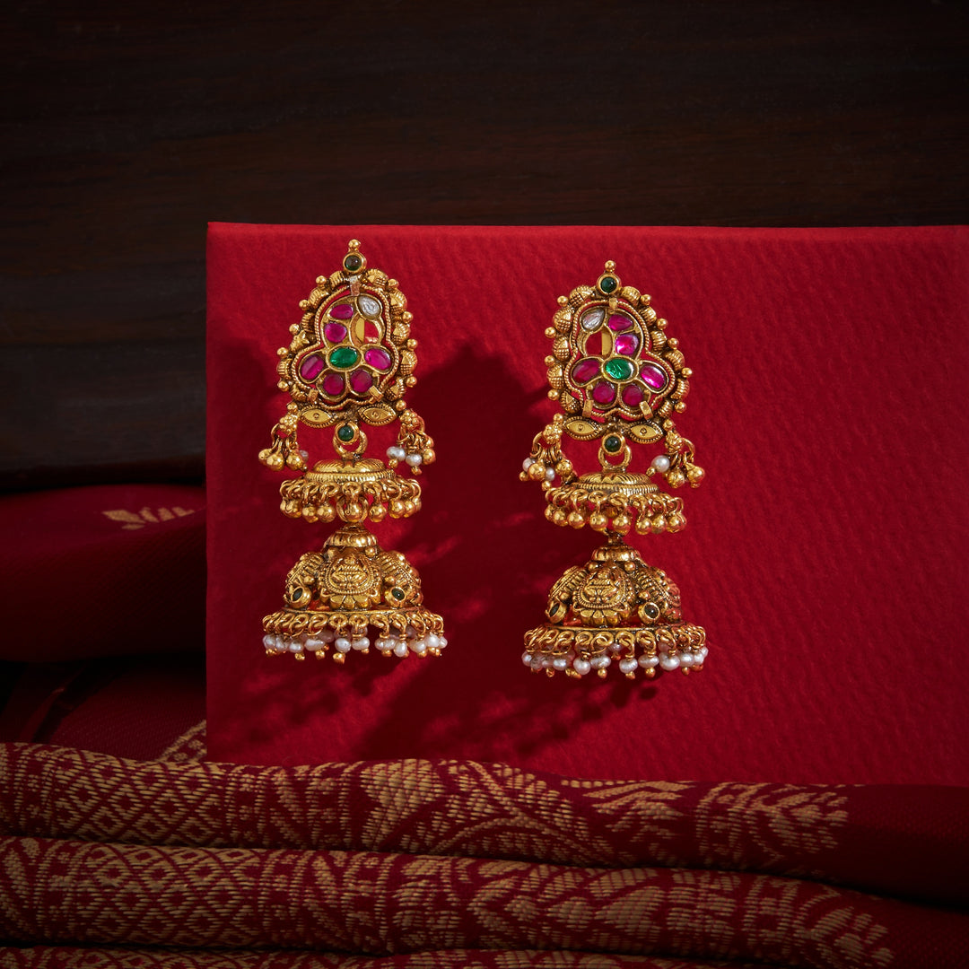 Shrinika-Mor Temple Jhumkis
