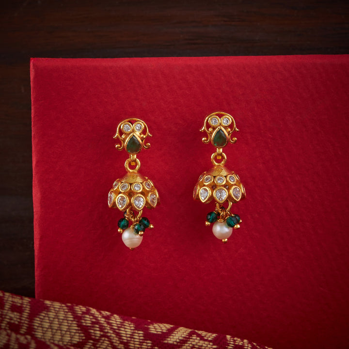 Aarvika Stone Jhumkis