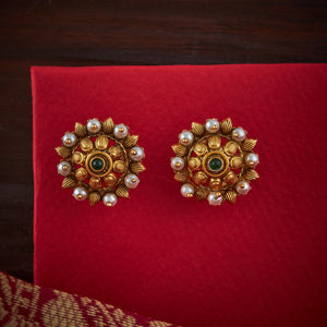 Chakra-Floral Nakshi Studs