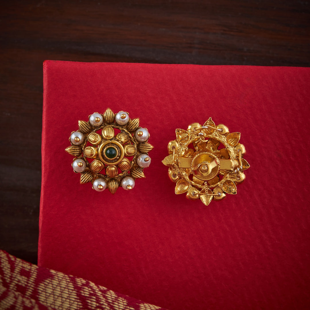 Chakra-Floral Nakshi Studs