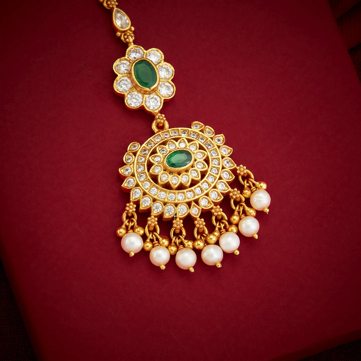 Surabhika Stone Maang Tikka