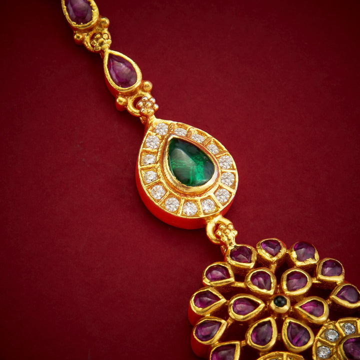 Rosanika Stone Maang Tikka