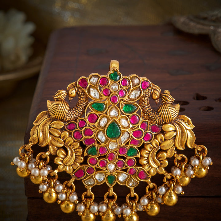 Morpankhi Kundan Pendant