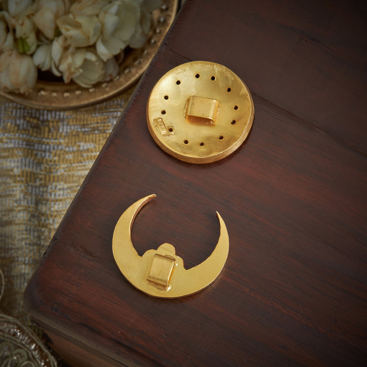 Sun-Moon Kundan Set
