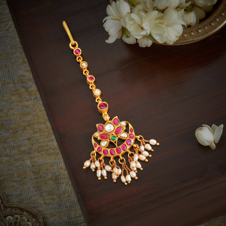 Kumudini Kundan Maang Tikka