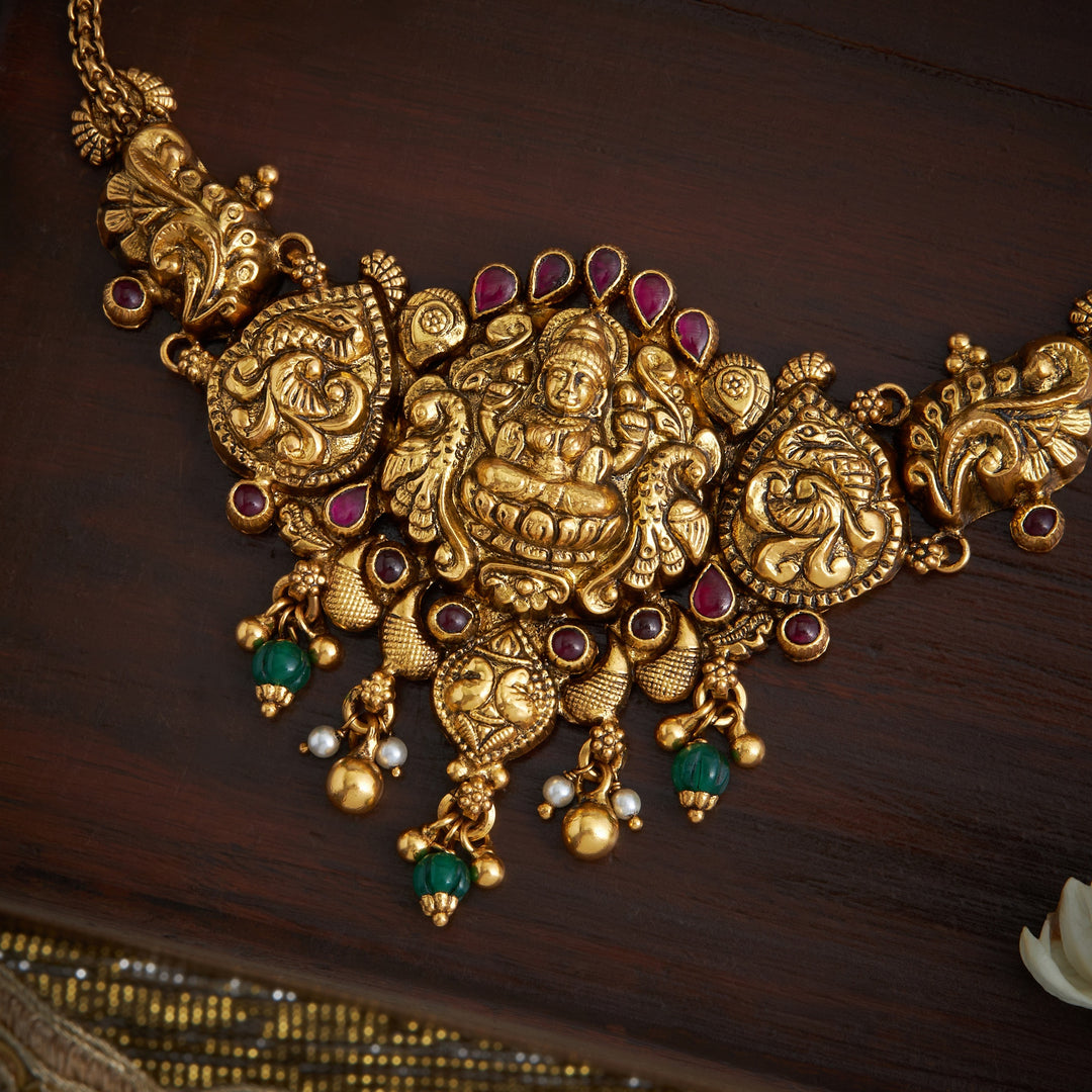 Dhana-Lakshmi Temple Necklace
