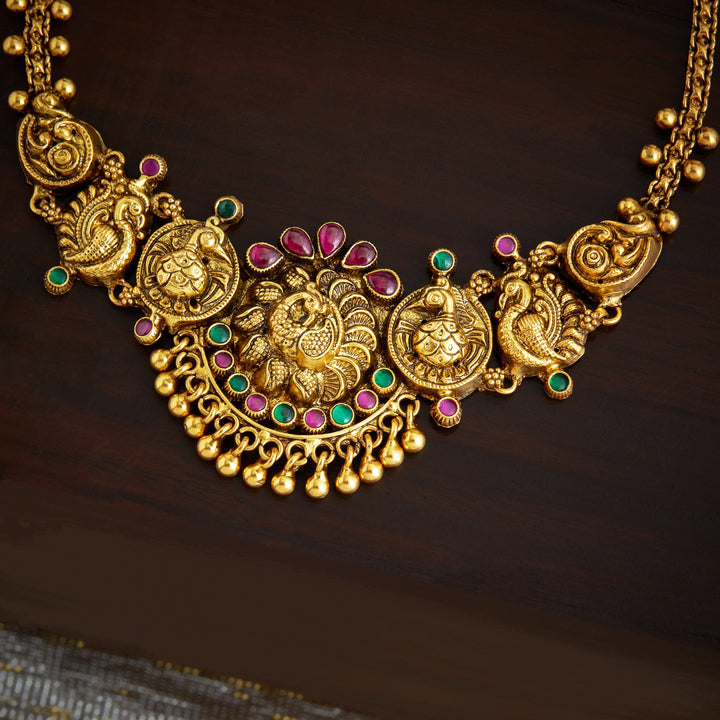 Morpankh Nakshi Necklace