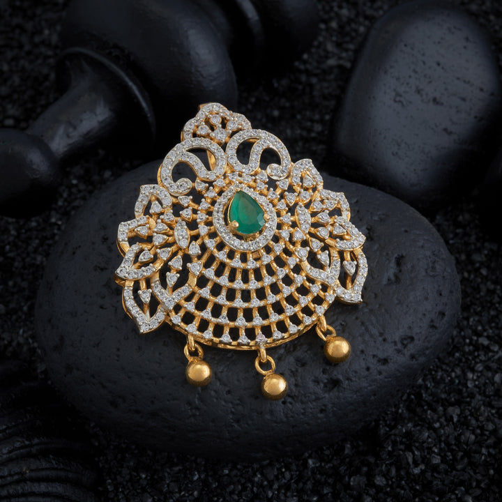 Greena-Glow CZ Pendant