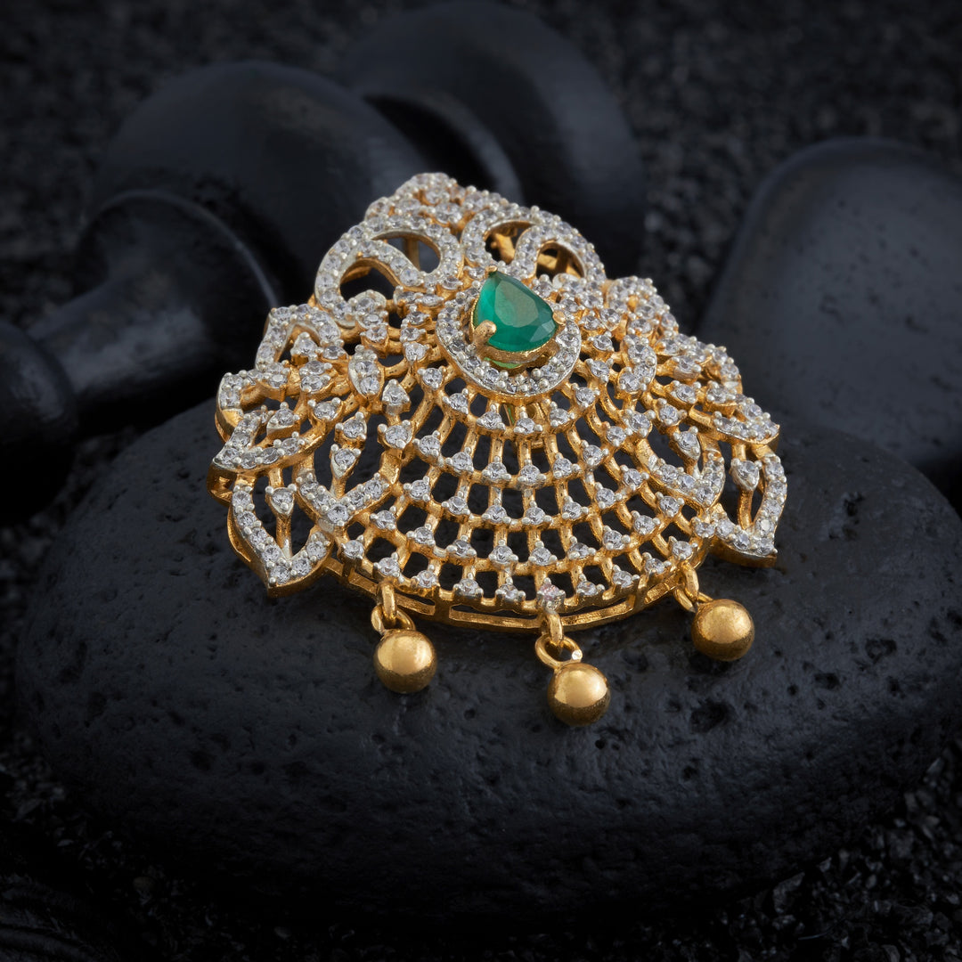 Greena-Glow CZ Pendant