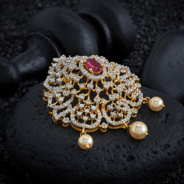 Pink Stardust CZ Pendant