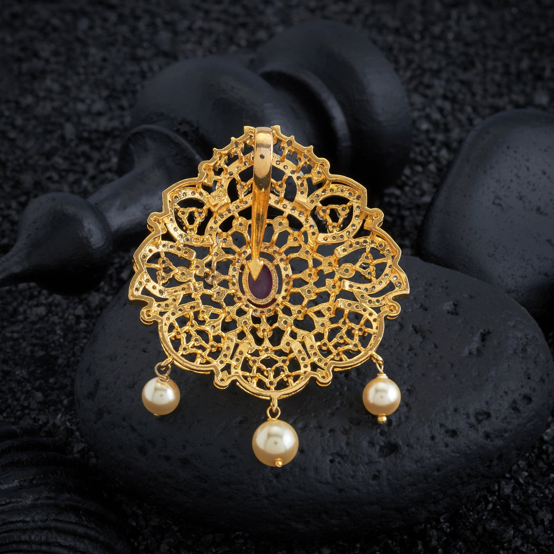 Pink Stardust CZ Pendant