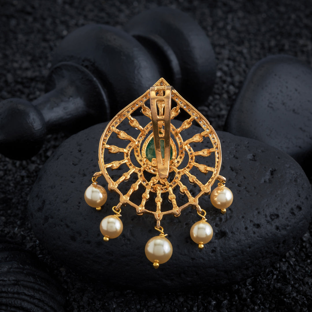 Pear-Sparkle CZ Pendant