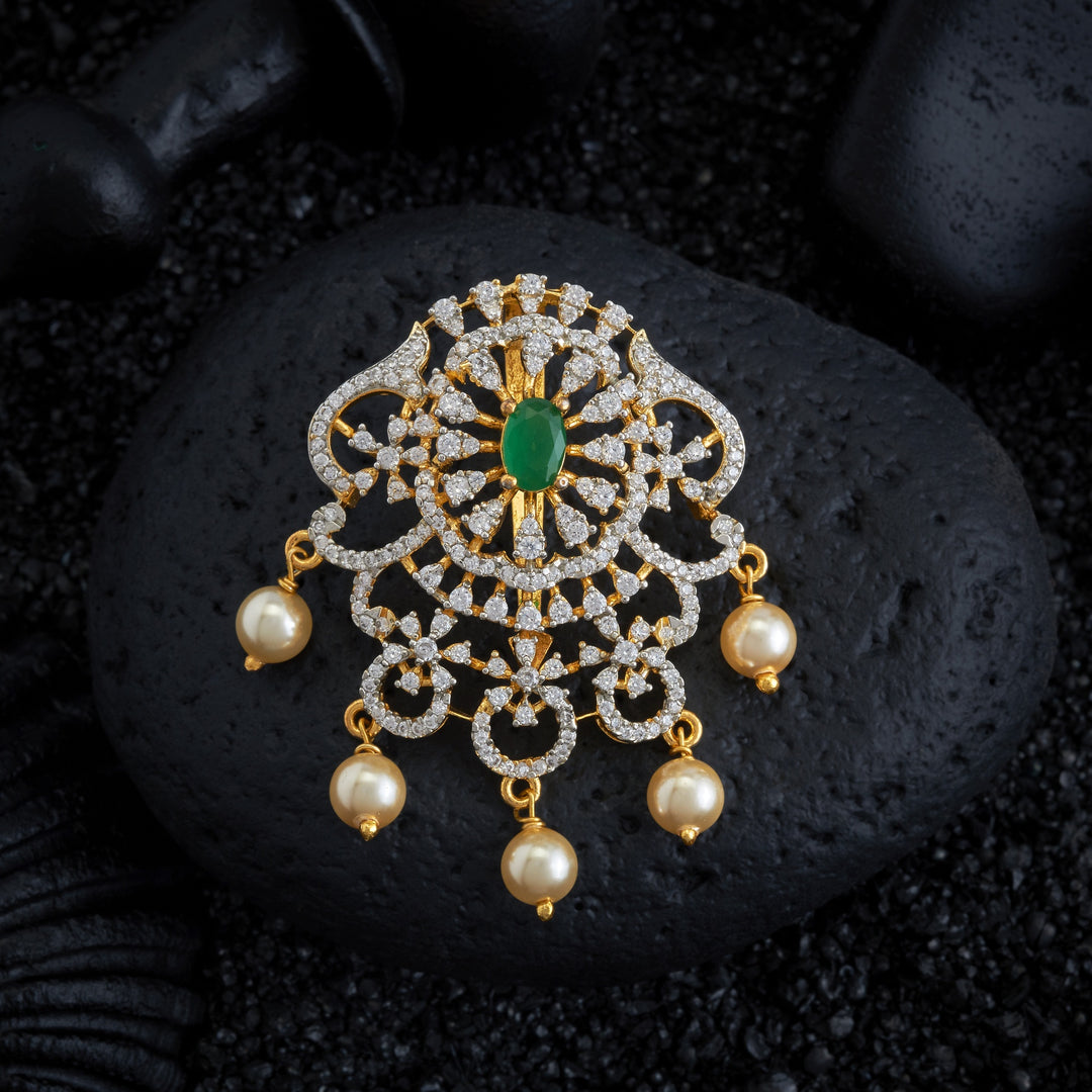 Tarini Drop CZ Pendant