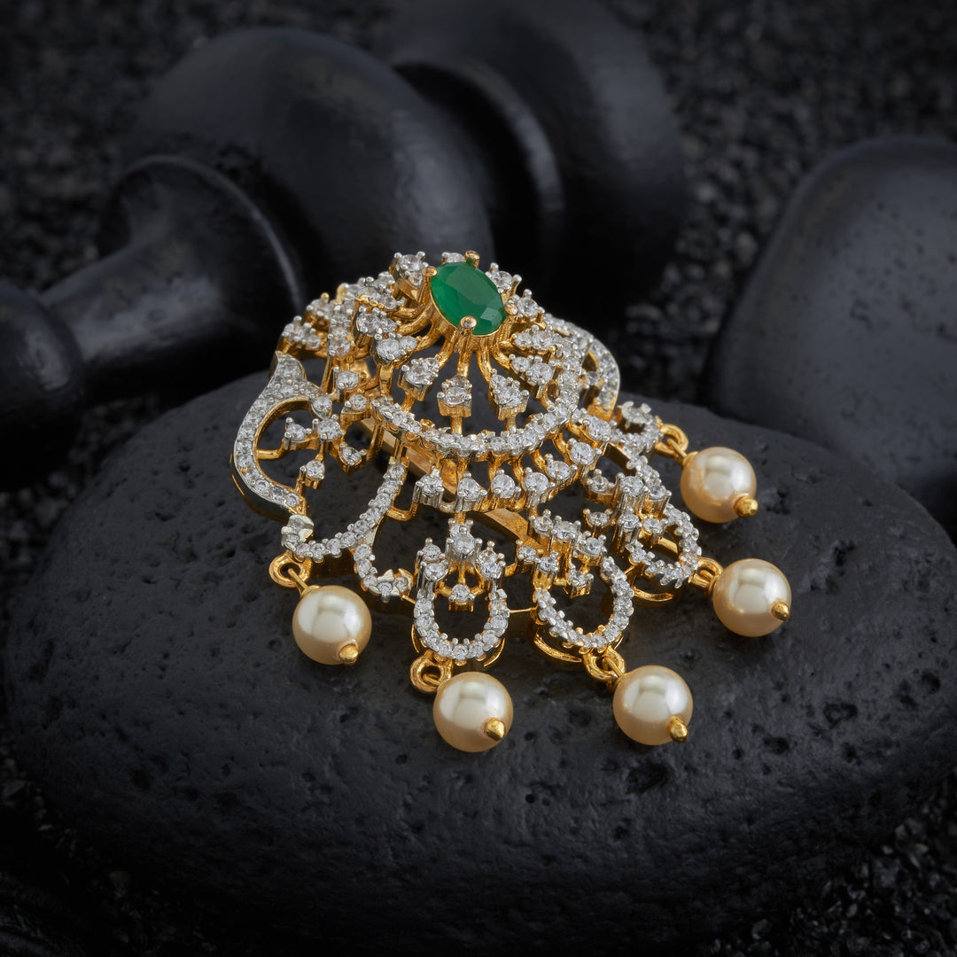 Tarini Drop CZ Pendant