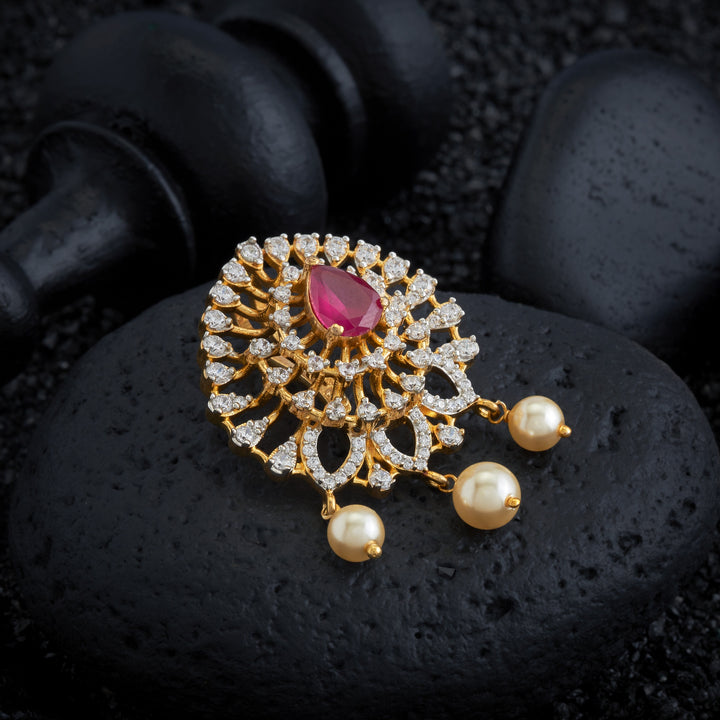Pear Blossom CZ Pendant
