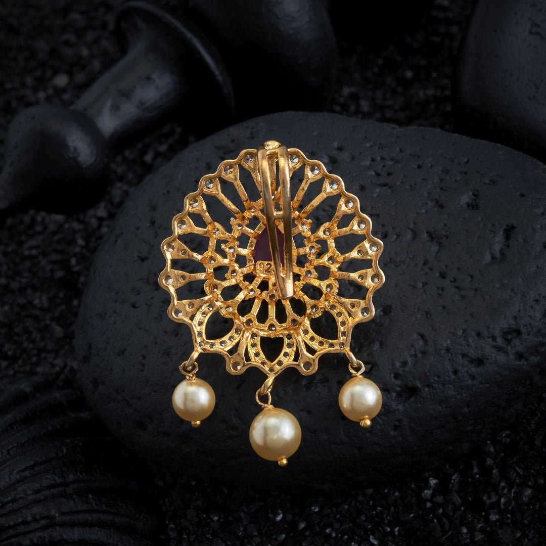 Pear Blossom CZ Pendant