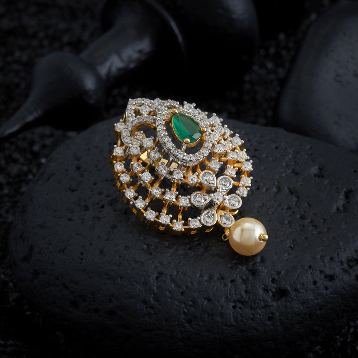 Panna-Pear CZ Pendant