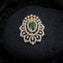 Oval-Green Glow CZ Pendant