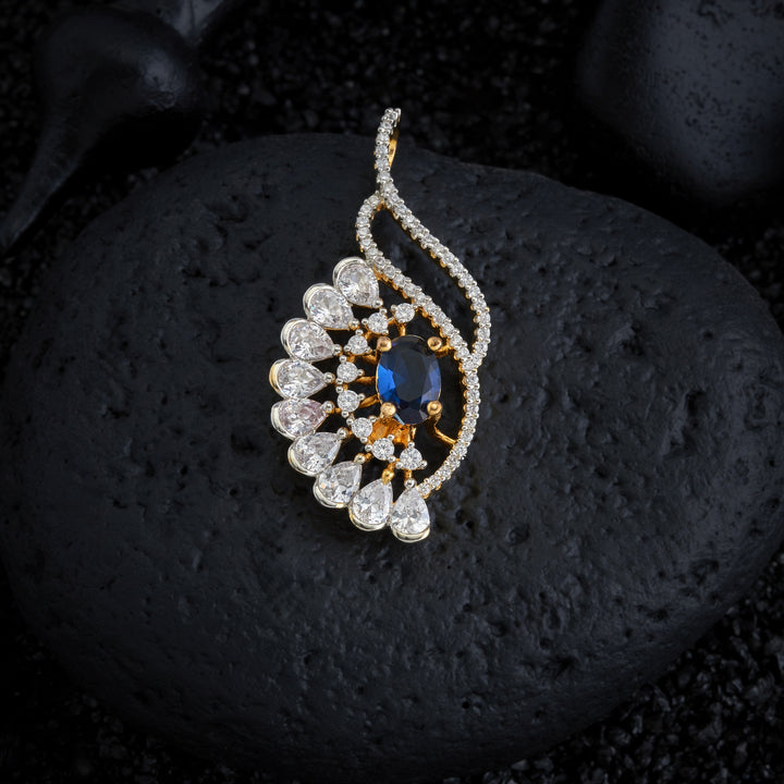 Oval Floral CZ Necklace