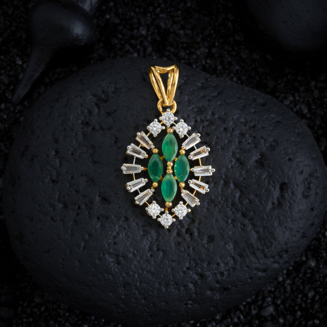 Shiner CZ Pendant Set