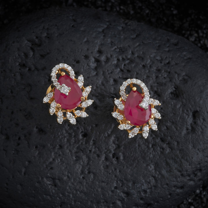 Gulabi Glow CZ Pendant Set
