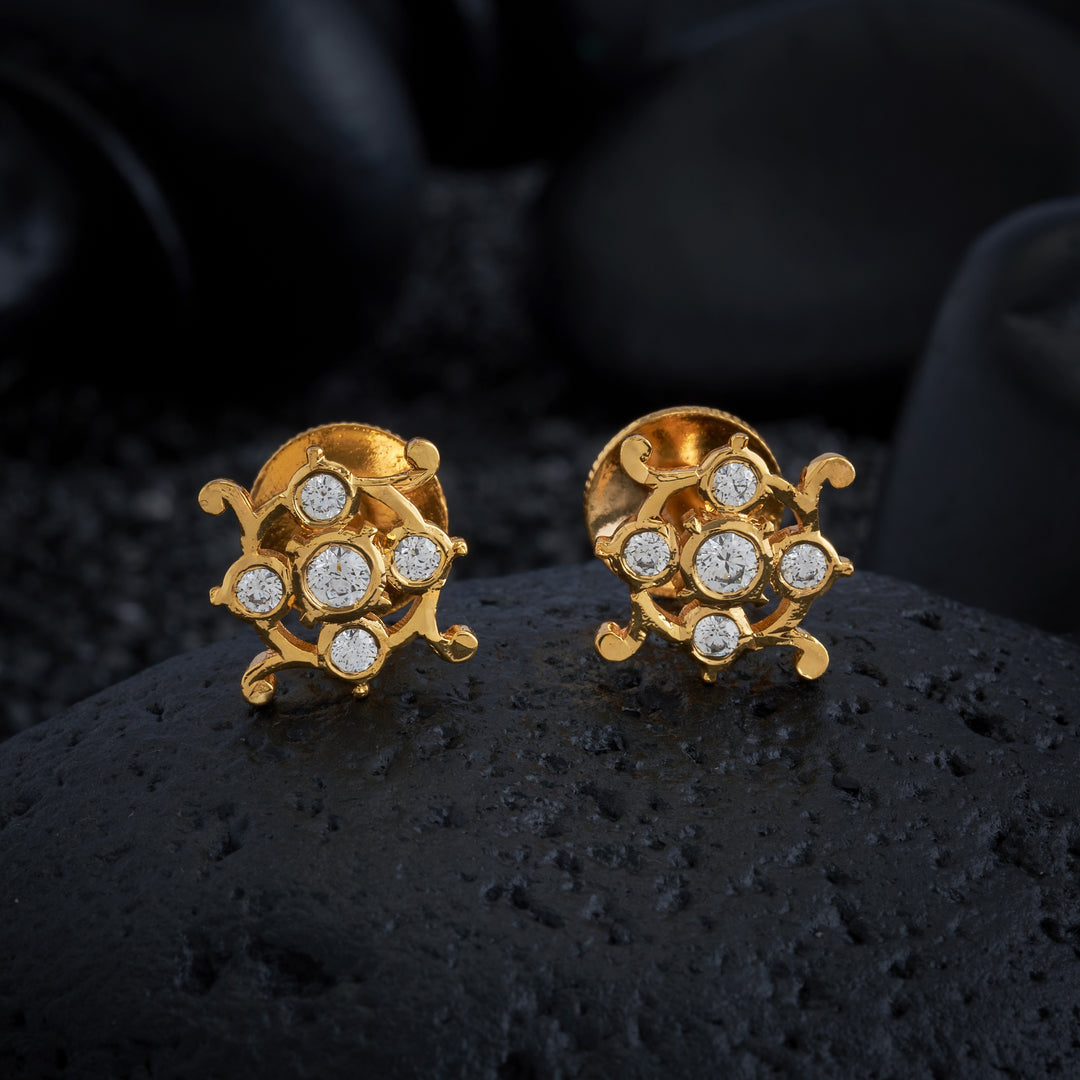 Bloom Spark Stone Studs