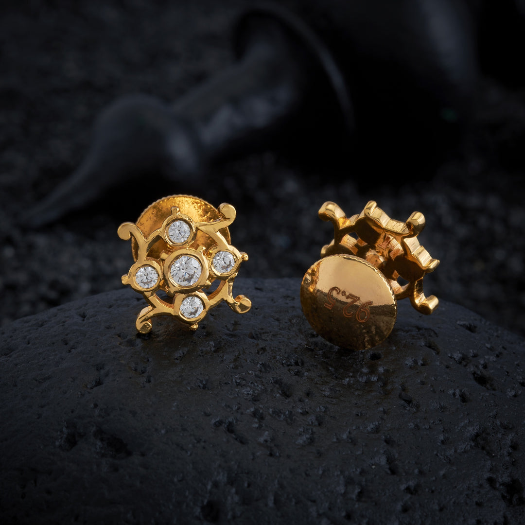 Bloom Spark Stone Studs