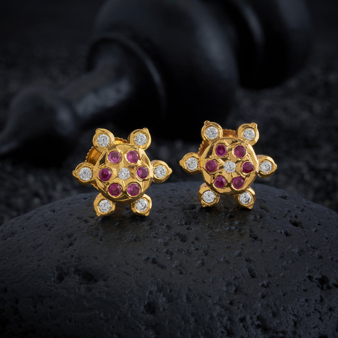Stellar Bloom Stone Studs