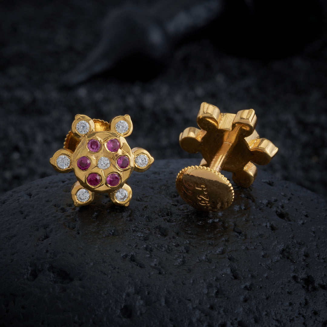 Stellar Bloom Stone Studs