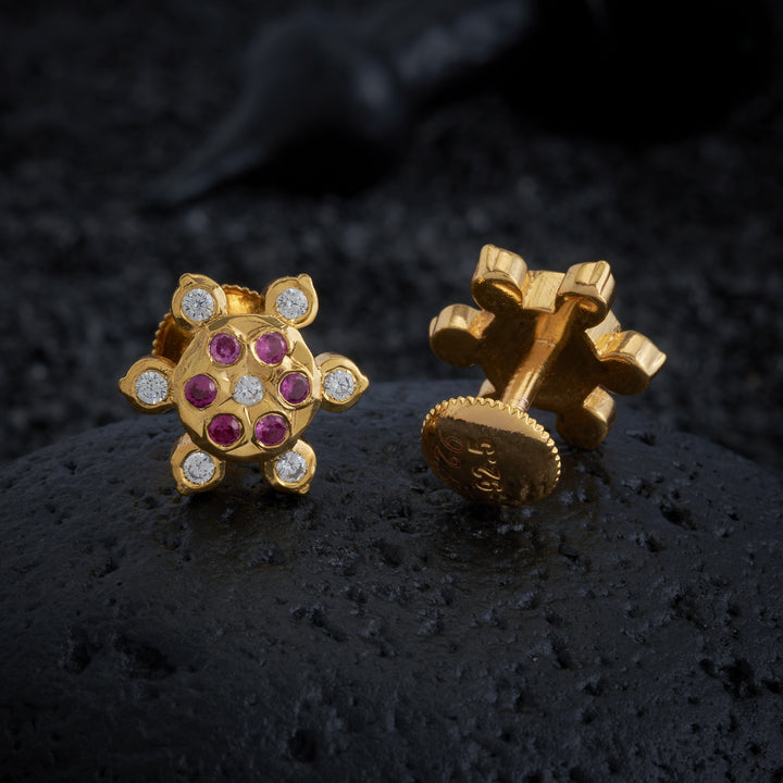 Stellar Bloom Stone Studs
