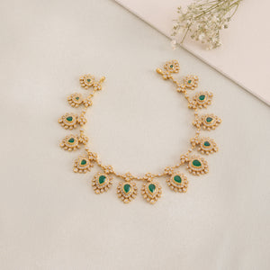 Aruni Pear Short Necklace