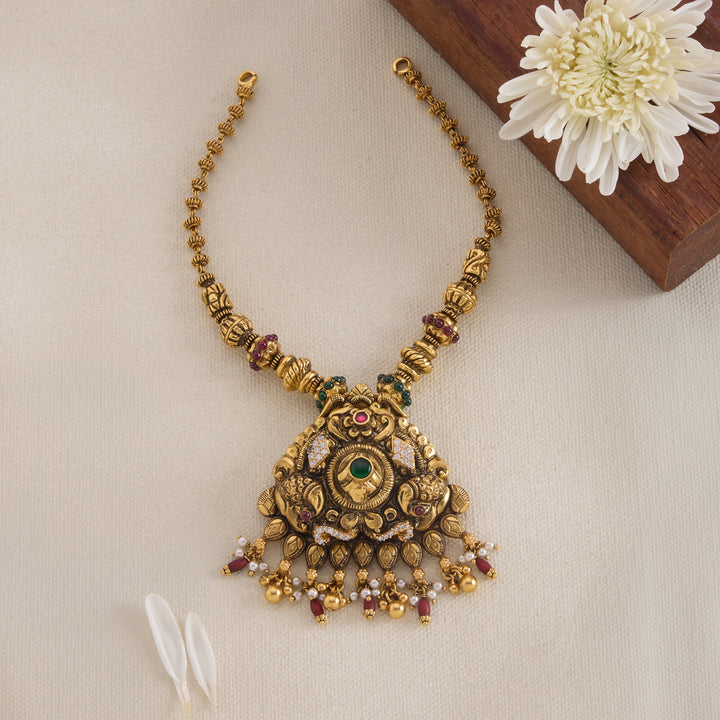 Plume Leaf Necklace