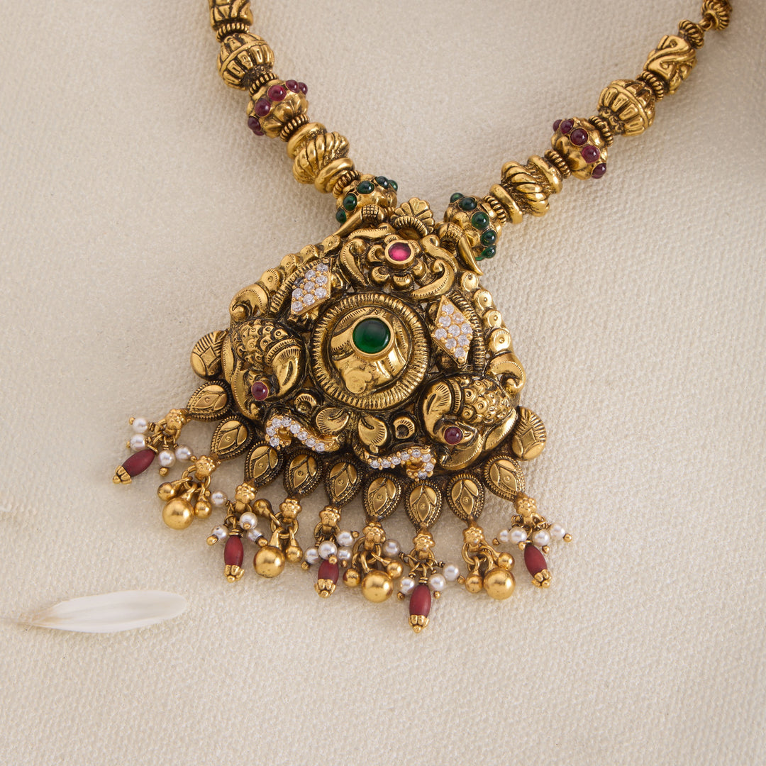 Plume Leaf Necklace