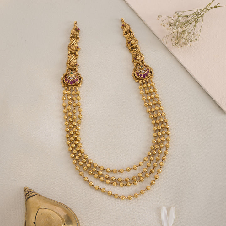 Trikosha Nakshi Necklace