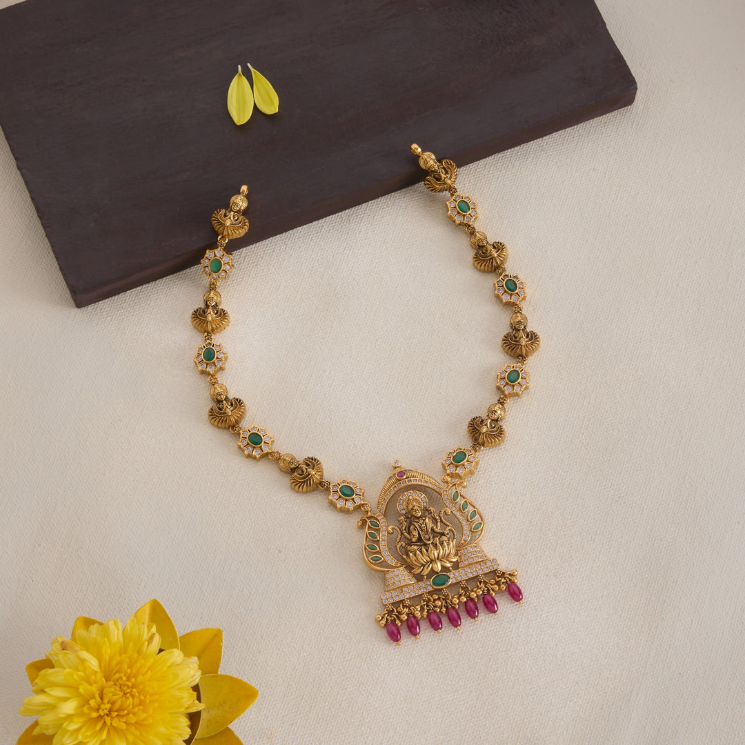 Kalya Dhanalakshmi Short Necklace