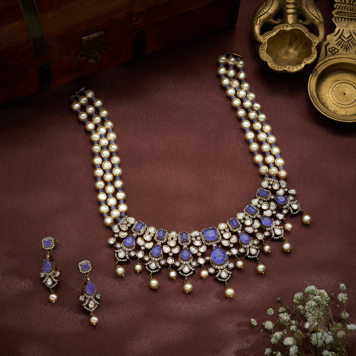Violet Victorian Necklace Set