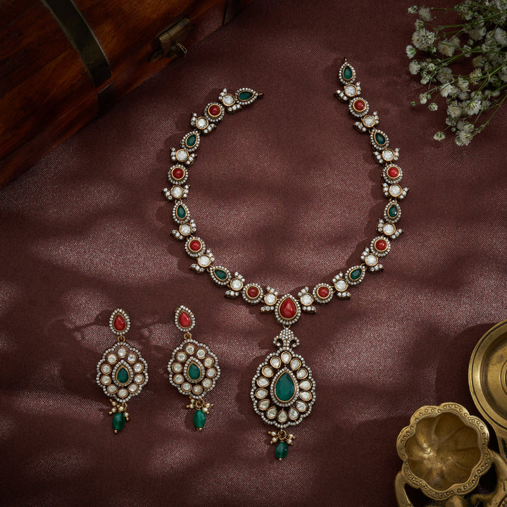 Coralyn Pear Victorian Necklace Set