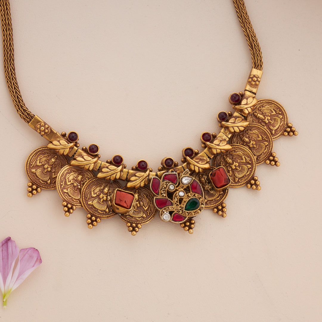 Coral Crest Jewel Necklace