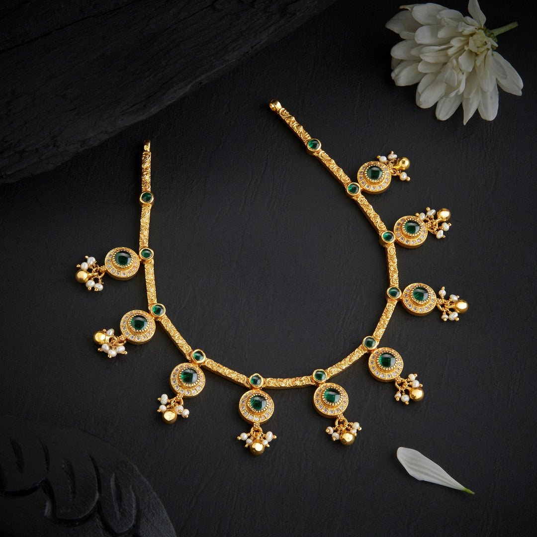 Circle-Panna Stone Necklace