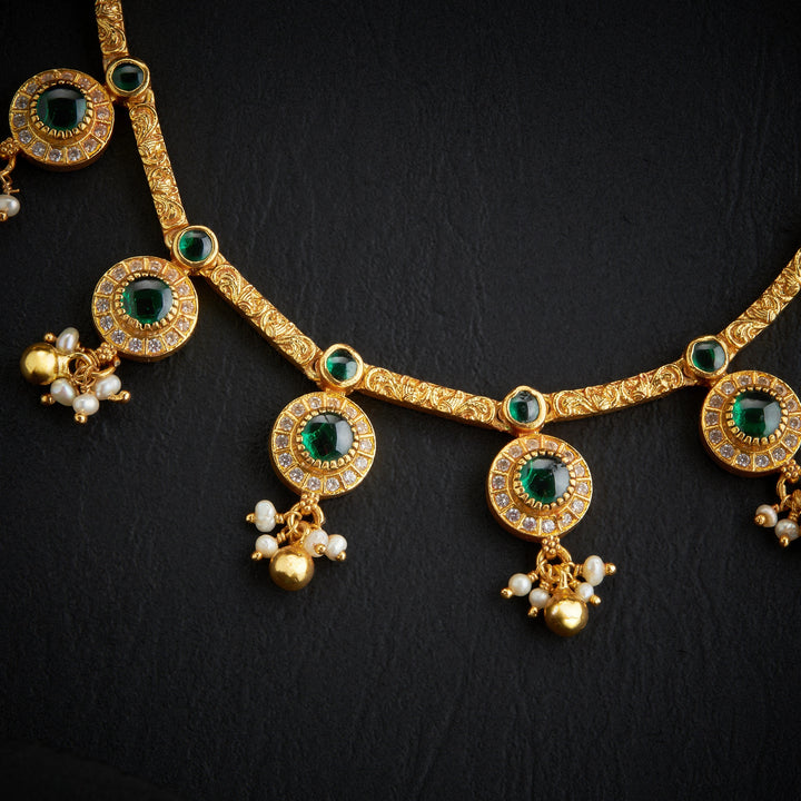 Circle-Panna Stone Necklace