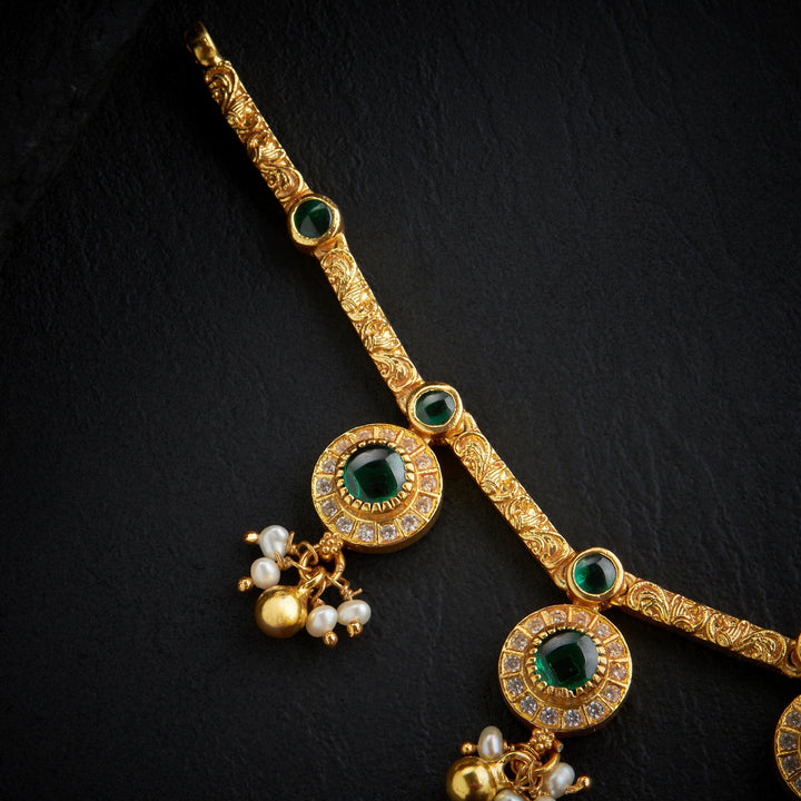 Circle-Panna Stone Necklace