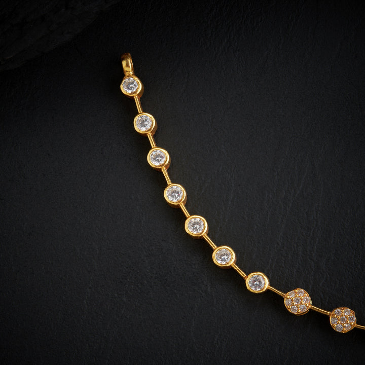 Crystal Drop Stone Necklace